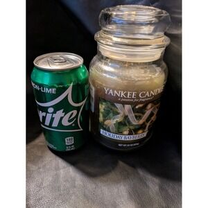 Yankee Candle Holiday Bayberry Large Jar Candle 22‎ oz Lid NEW